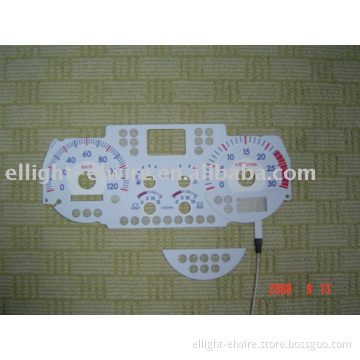 EL sheet,EL light,el auto gauge,EL car gauge